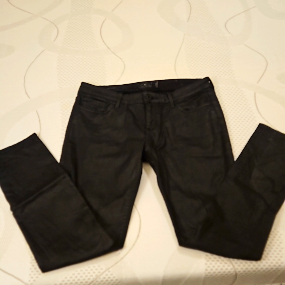 Lucky Brand Black Jeans - leather coated look